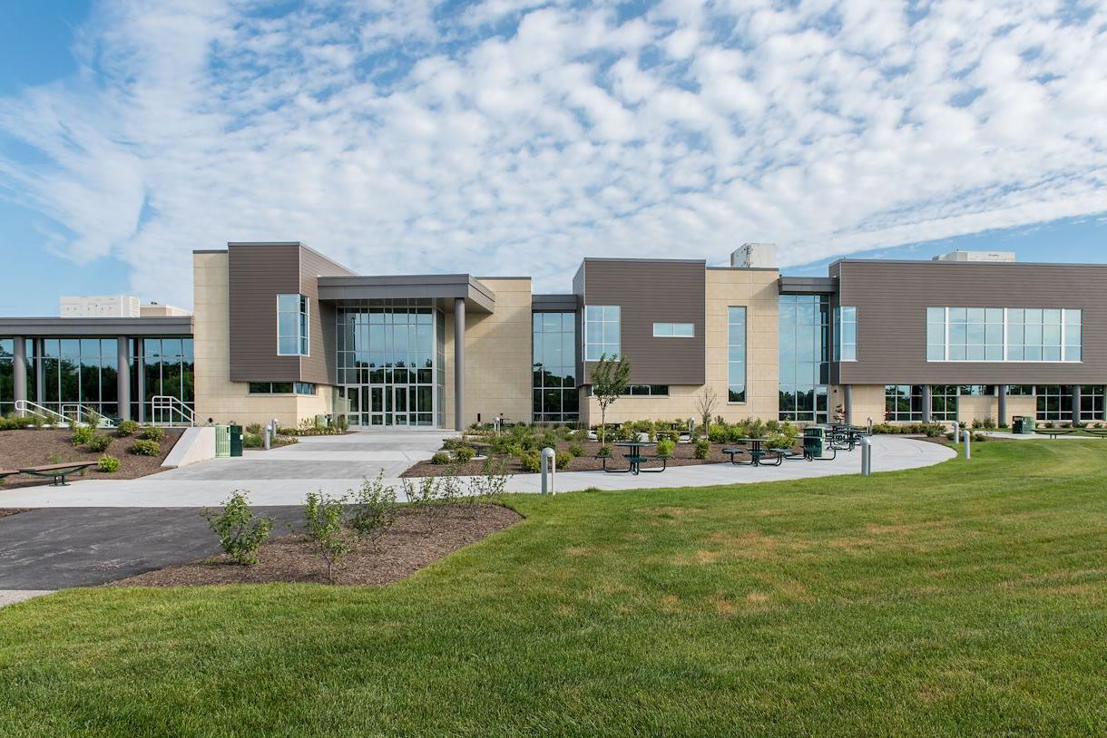 Exterior image of the Health Sciences Centre at the Blue Bell Theatre